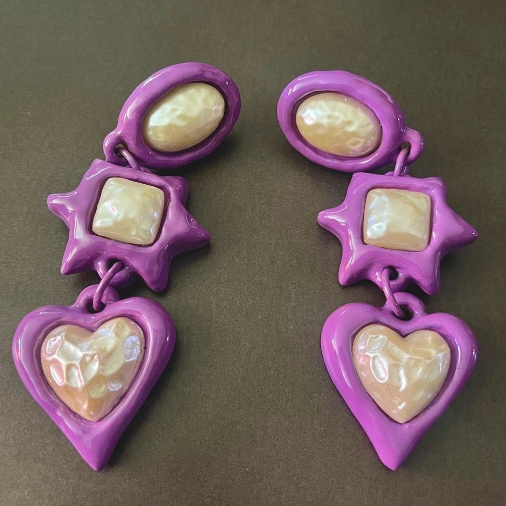 JULIETTA | NWOT! Foxy Brown Earrings - Purple